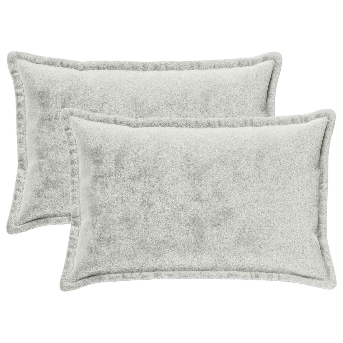 Presvlaka za jastuk 2 kom. HOUTEN Svjetlosiva 40 x 60 cm Flanel