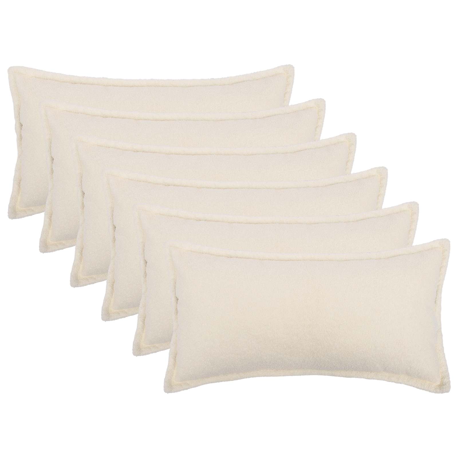 Presvlaka za jastuk 6 pcs HOUTEN Krem 40 x 70 cm Bouclé