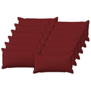 Presvlaka za jastuk 12 pcs HOUTEN Vinska crvena 40 x 80 cm