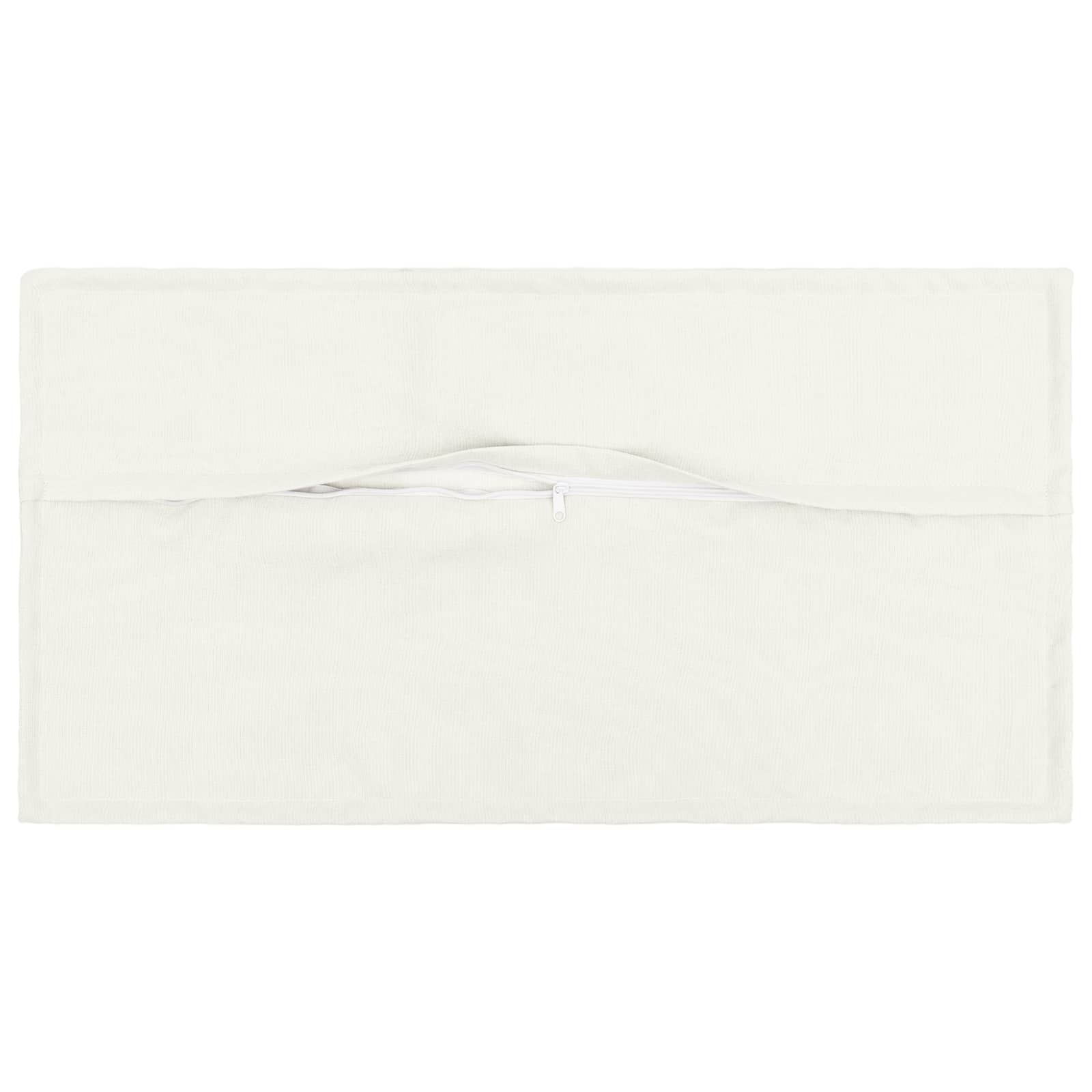 Presvlaka za jastuk 6 pcs HOUTEN Bijela 40 x 80 cm Umjetni lan