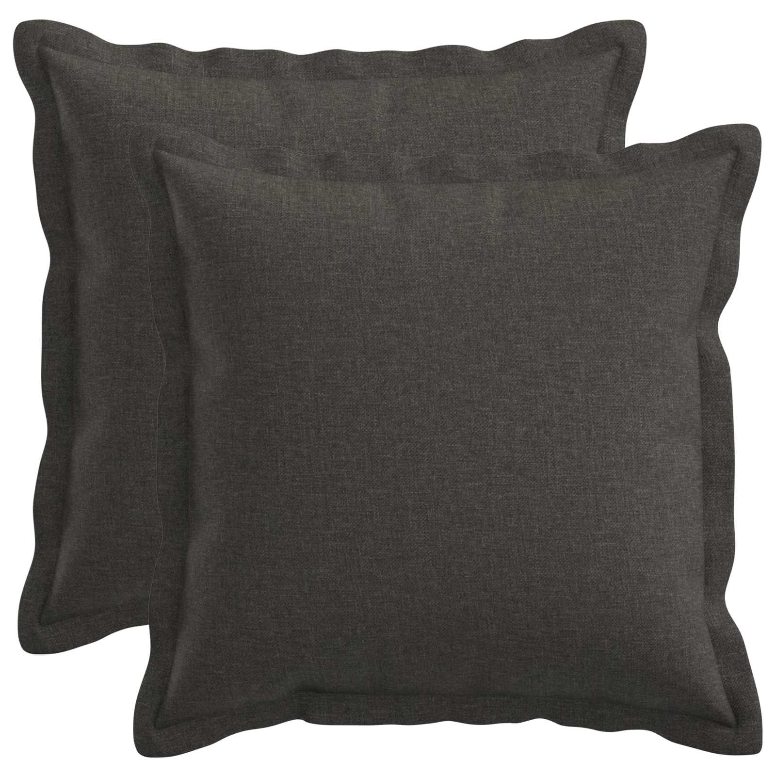 Presvlaka za jastuk 2 pcs HOUTEN Tamnosiva 45 x 45 cm