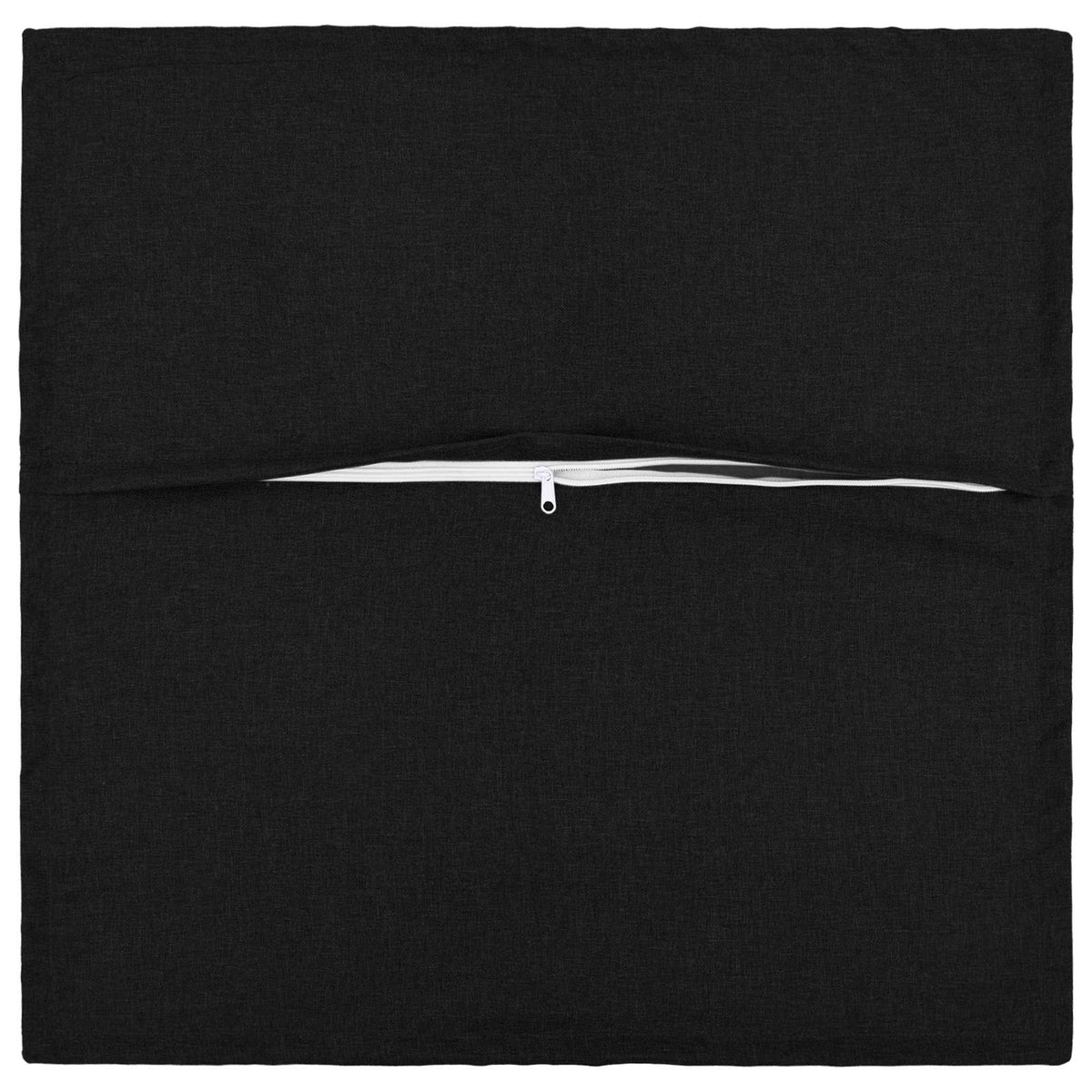 Presvlaka za jastuk 2 pcs HOUTEN Crna 45 x 45 cm Umjetni lan