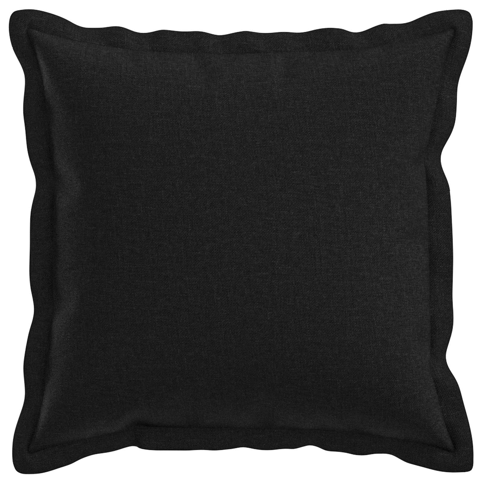 Presvlaka za jastuk 2 pcs HOUTEN Crna 45 x 45 cm Umjetni lan