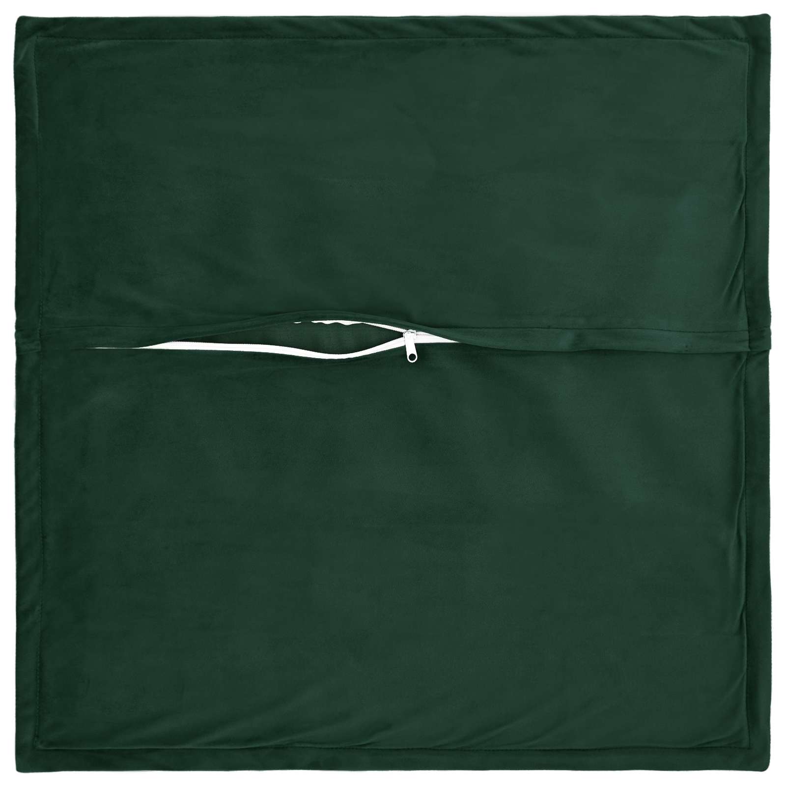 Presvlaka za jastuk 12 pcs HOUTEN Tamnozelena 45 x 45 cm Baršun