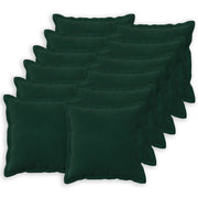 Presvlaka za jastuk 12 pcs HOUTEN Tamnozelena 45 x 45 cm Baršun