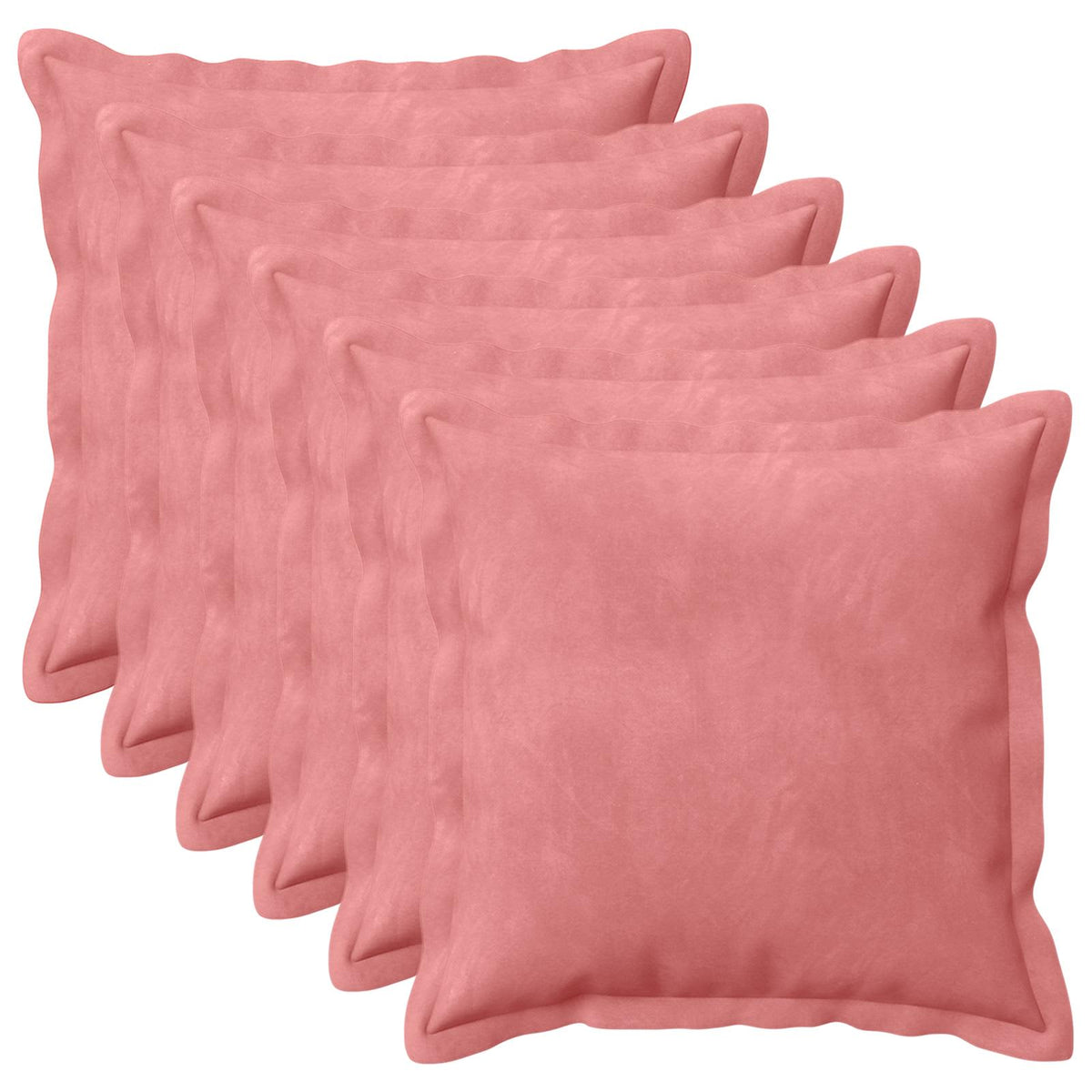 Presvlaka za jastuk 6 pcs HOUTEN Ružičasta 45 x 45 cm Baršun