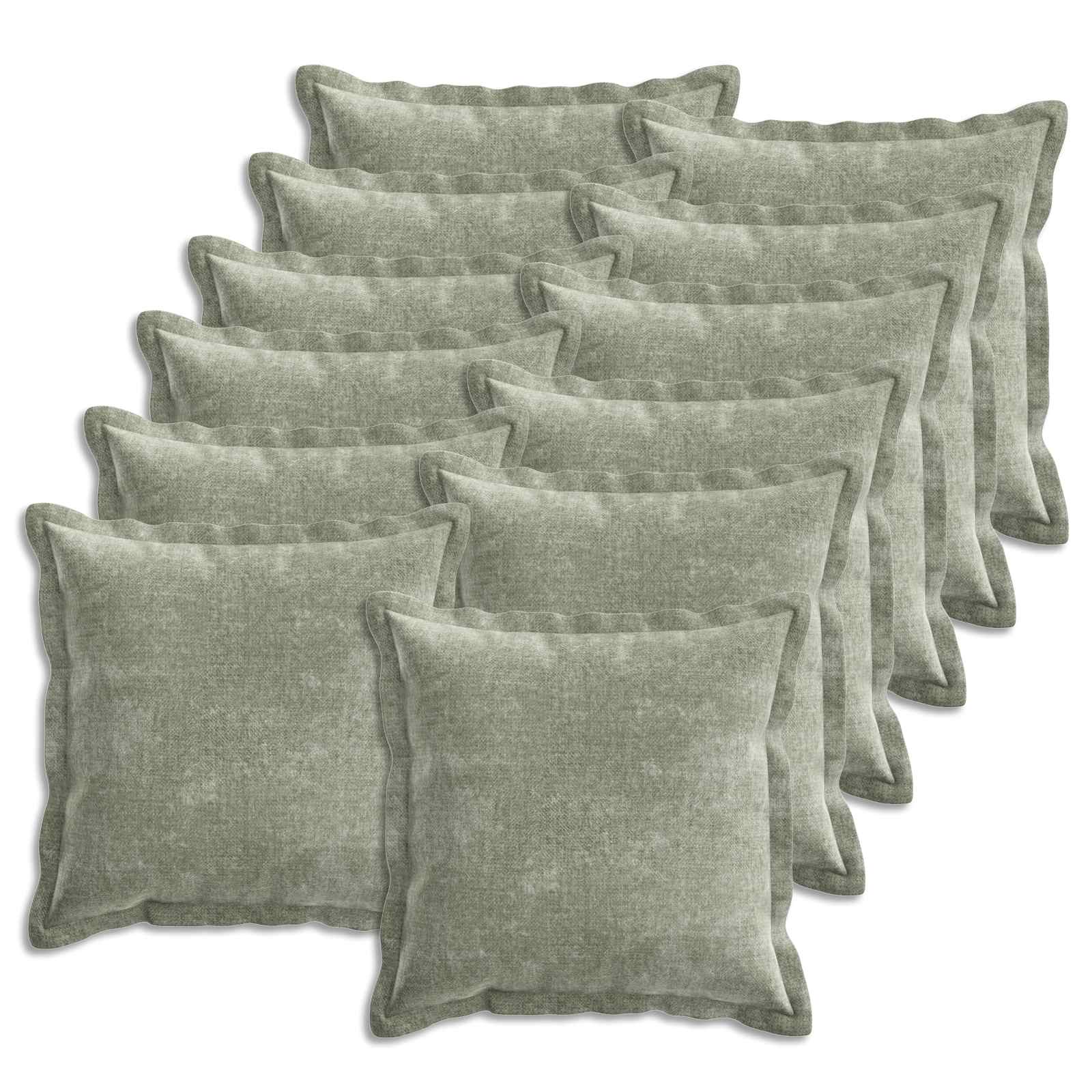 Presvlaka za jastuk 12 kom. HOUTEN Zelena 45 x 45 cm