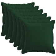 Presvlaka za jastuk 6 pcs HOUTEN Tamnozelena 50 x 50 cm