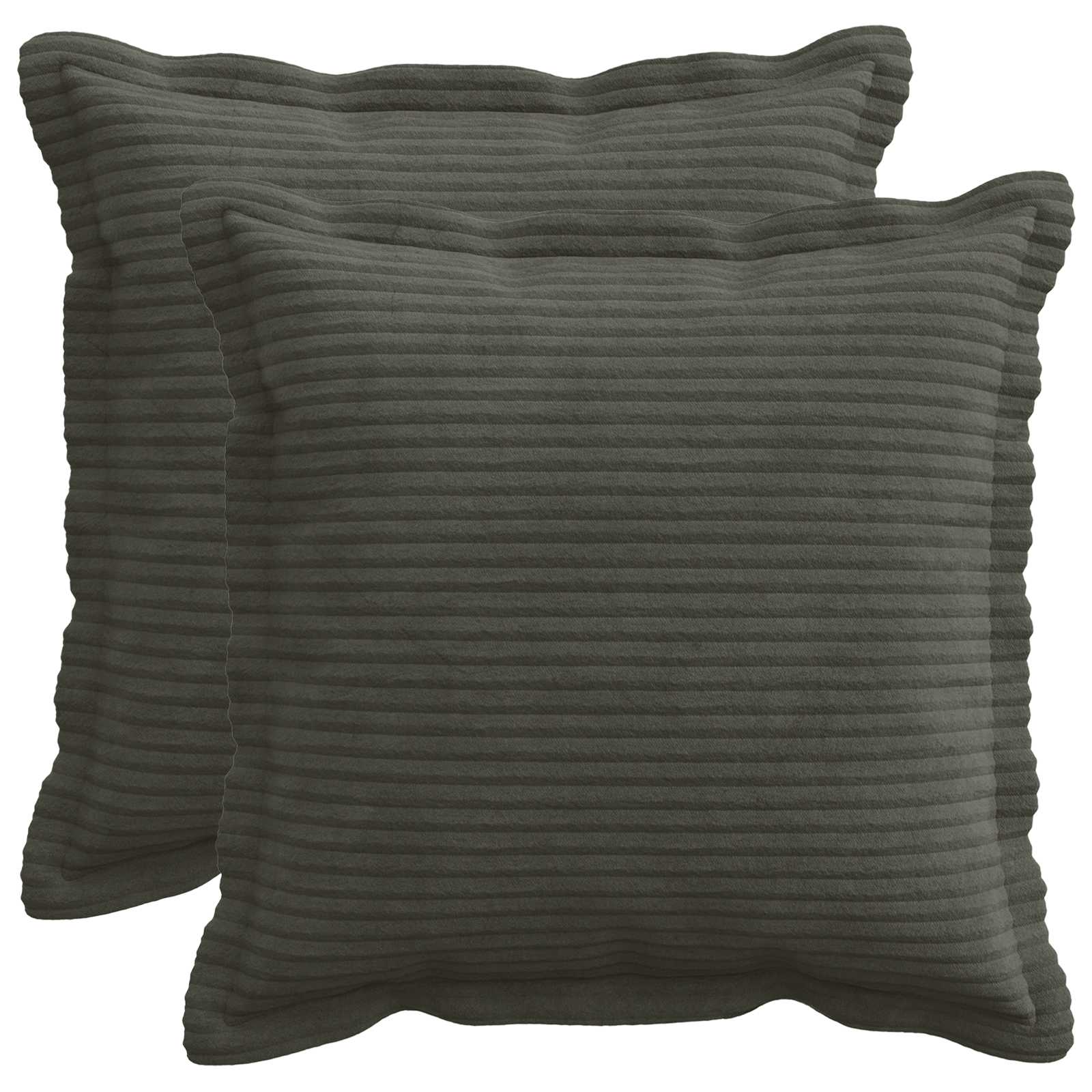 Presvlaka za jastuk 2 kom. HOUTEN Antracit 50 x 50 cm Kord