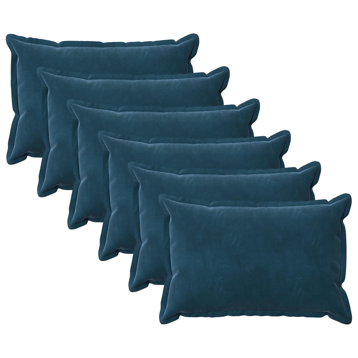 Presvlaka za jastuk 6 pcs HOUTEN Plava 50 x 70 cm Baršun