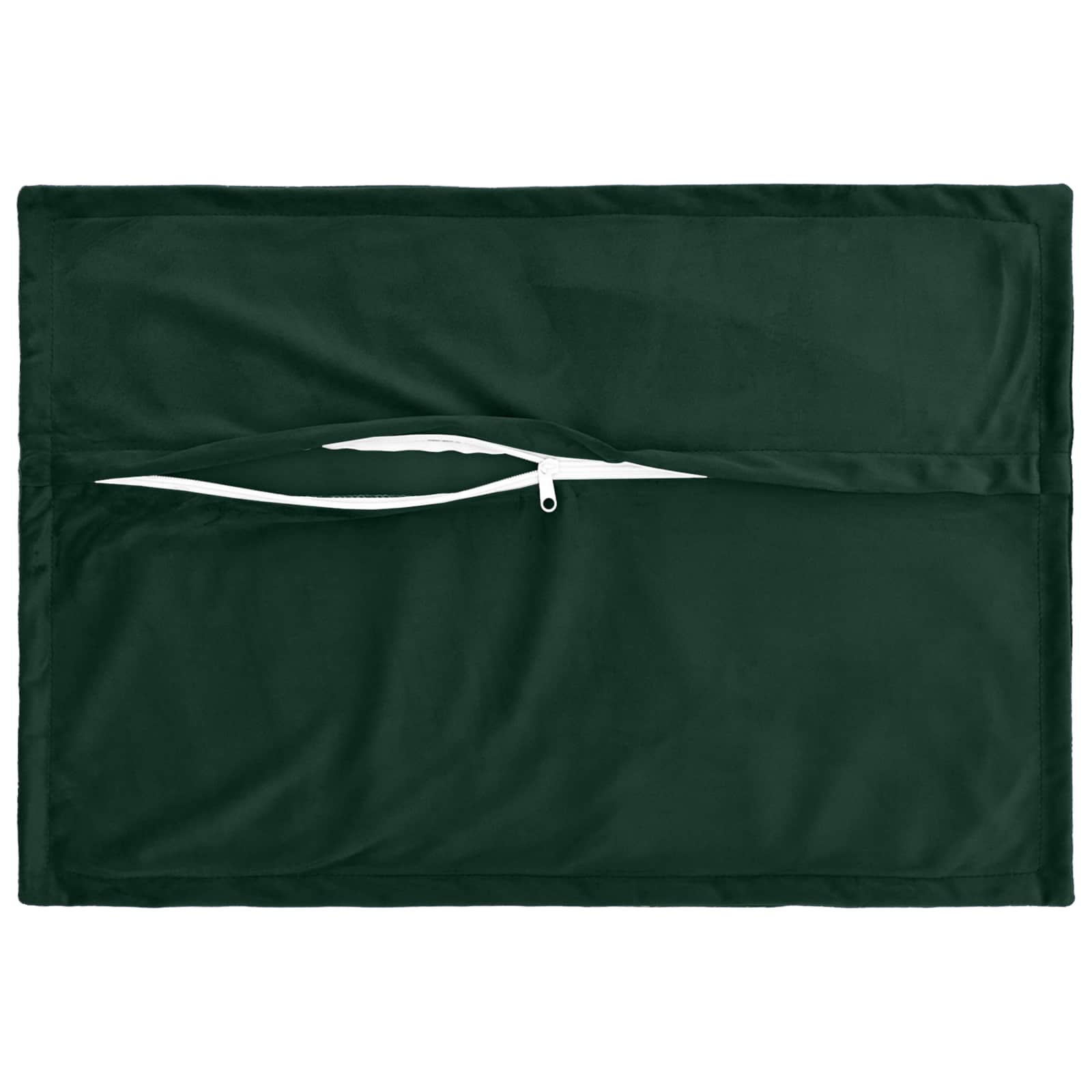 Presvlaka za jastuk 6 pcs HOUTEN Tamnozelena 50 x 75 cm Baršun