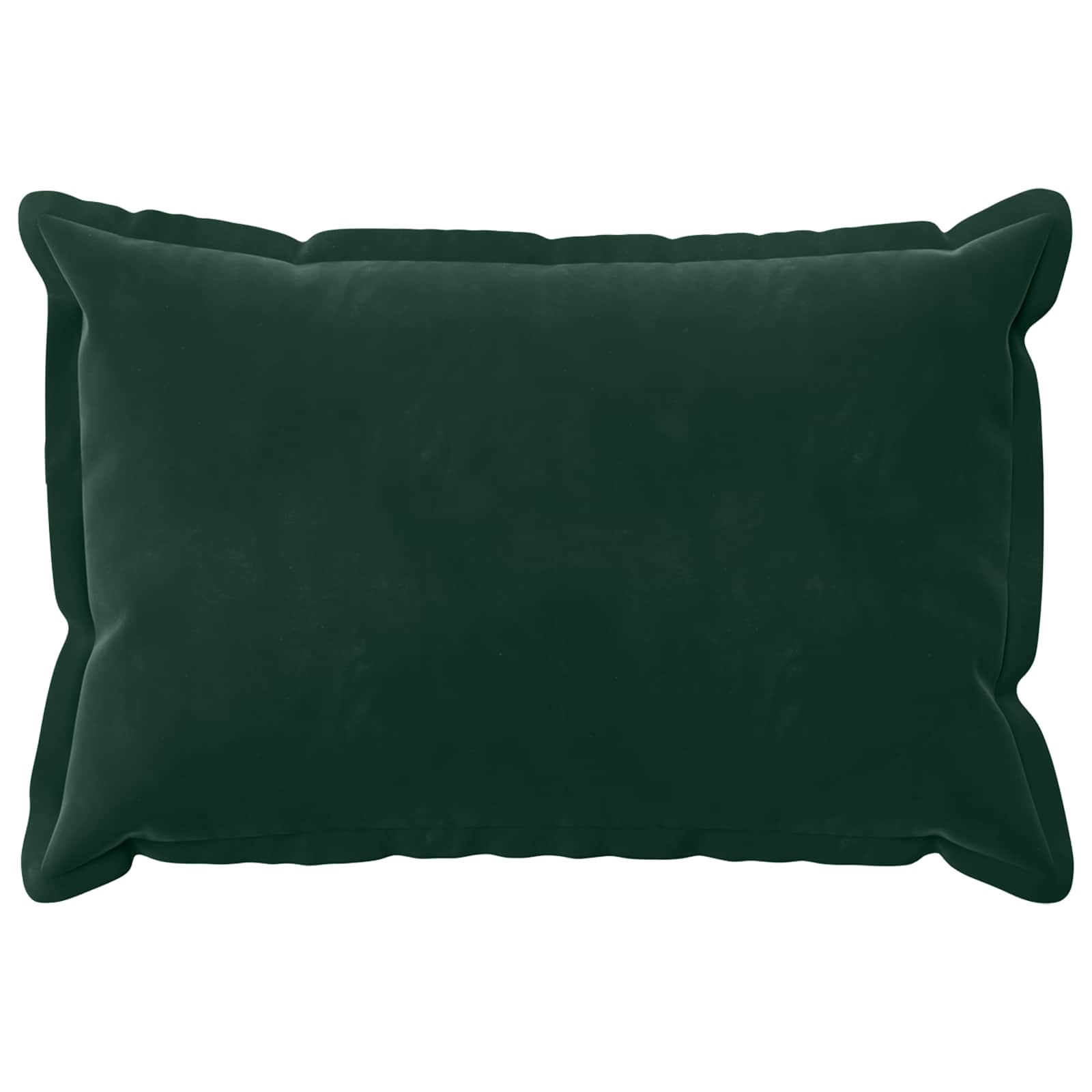 Presvlaka za jastuk 6 pcs HOUTEN Tamnozelena 50 x 75 cm Baršun