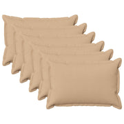 Presvlaka za jastuk 6 pcs HOUTEN Krem 50 x 80 cm Umjetni lan