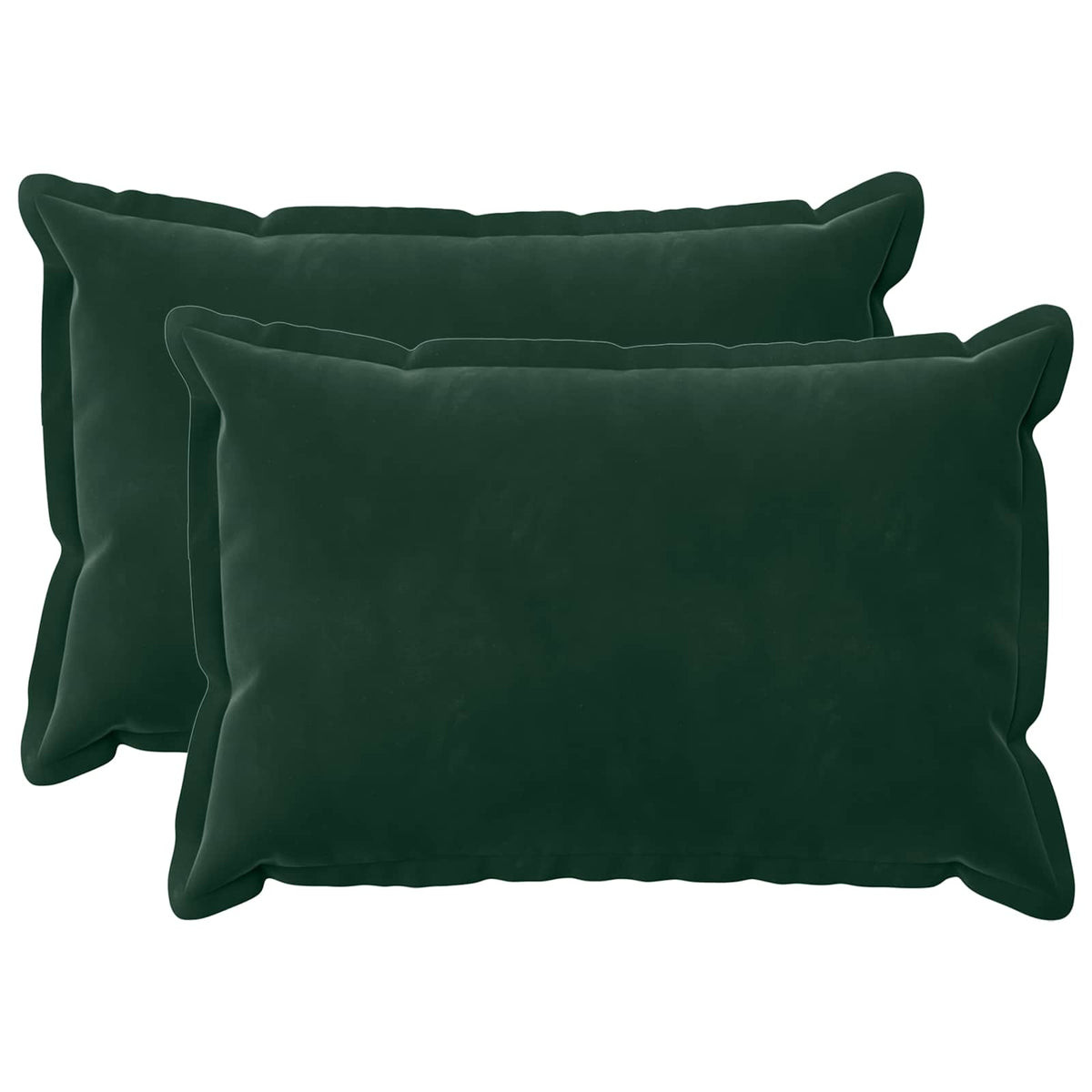 Presvlaka za jastuk 2 pcs HOUTEN Tamnozelena 50 x 80 cm Baršun