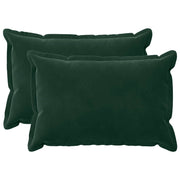 Presvlaka za jastuk 2 pcs HOUTEN Tamnozelena 50 x 80 cm Baršun