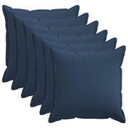 Presvlaka za jastuk 6 pcs HOUTEN Plava 55 x 55 cm Umjetni lan