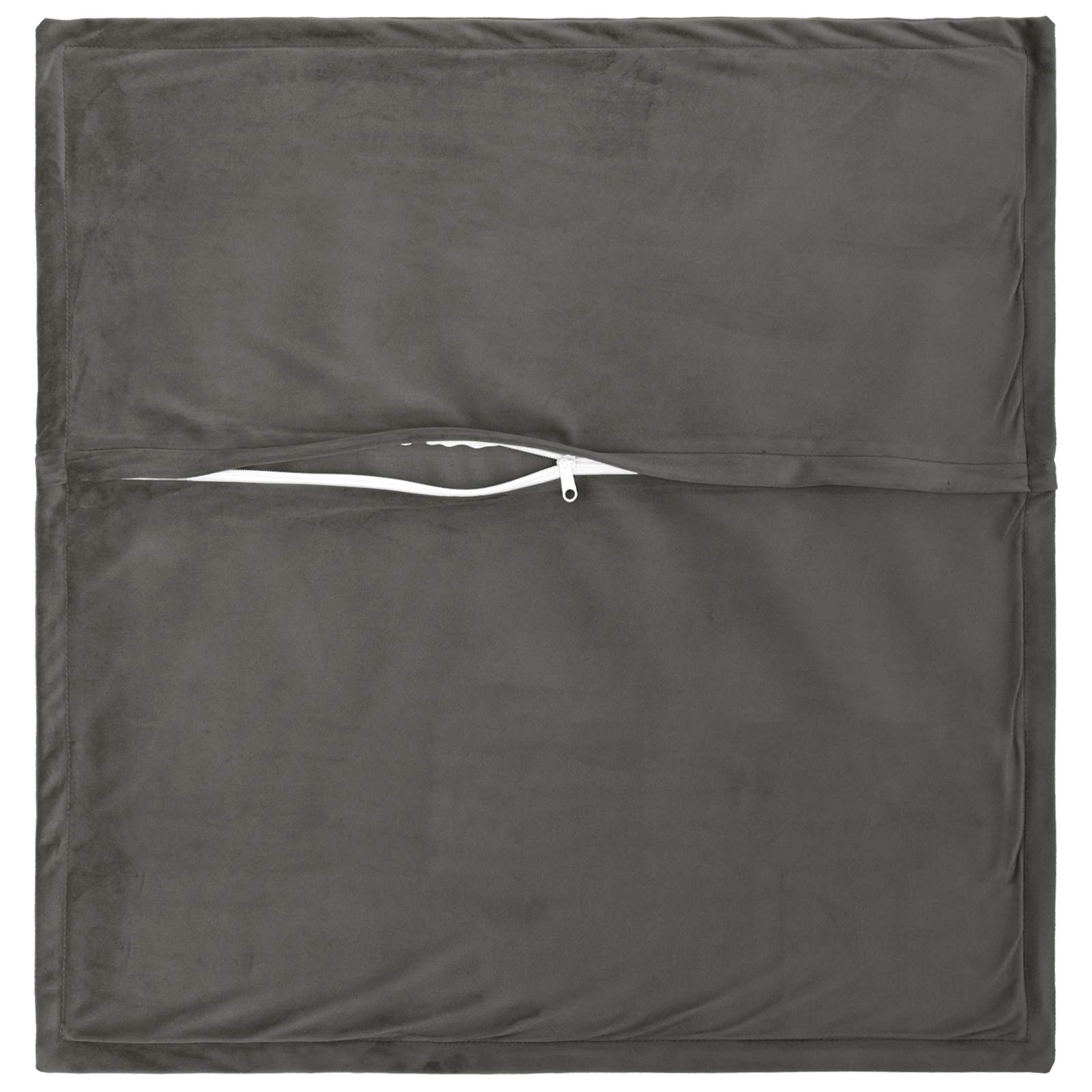 Presvlaka za jastuk 6 pcs HOUTEN Tamnosiva 55 x 55 cm Baršun
