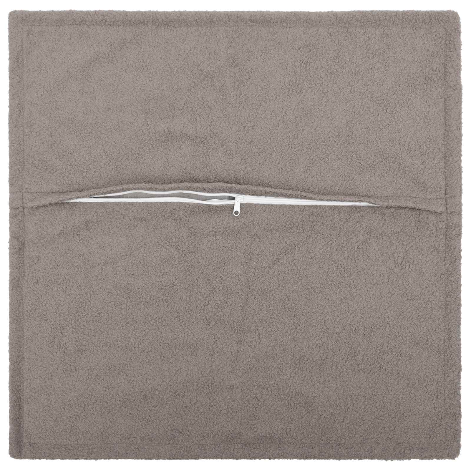 Presvlaka za jastuk 6 pcs HOUTEN Svjetlosiva 55 x 55 cm Bouclé