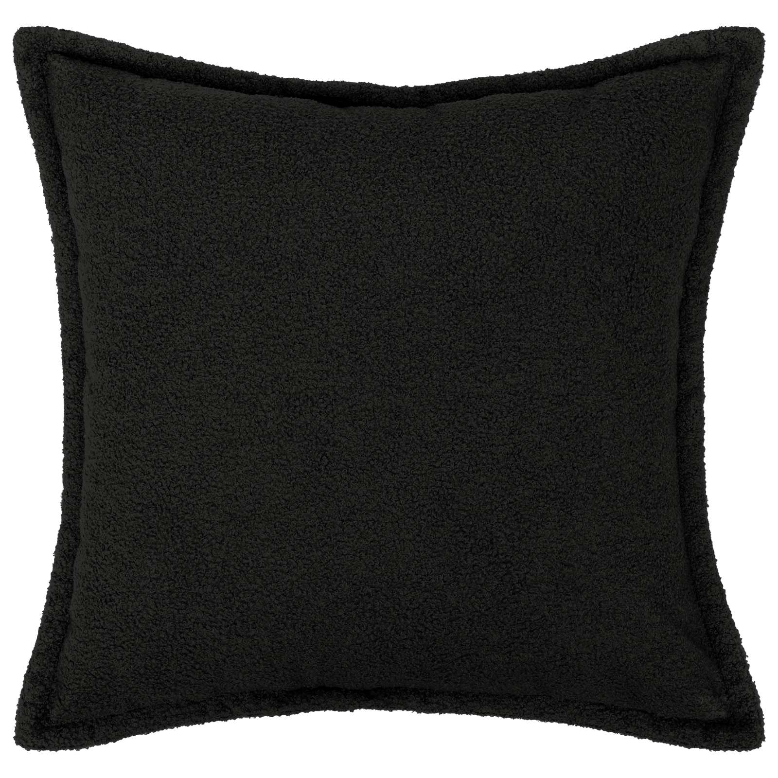 Presvlaka za jastuk 6 pcs HOUTEN Crna 55 x 55 cm Bouclé