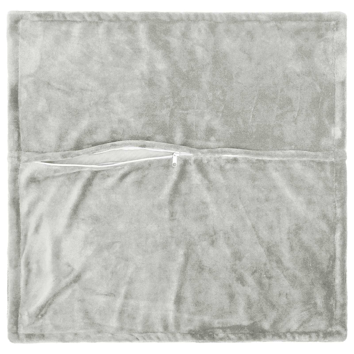 Presvlaka za jastuk 6 pcs HOUTEN Svjetlosiva 60 x 60 cm Flanel