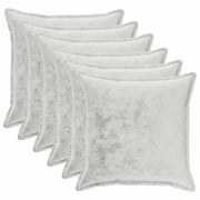 Presvlaka za jastuk 6 pcs HOUTEN Svjetlosiva 60 x 60 cm Flanel