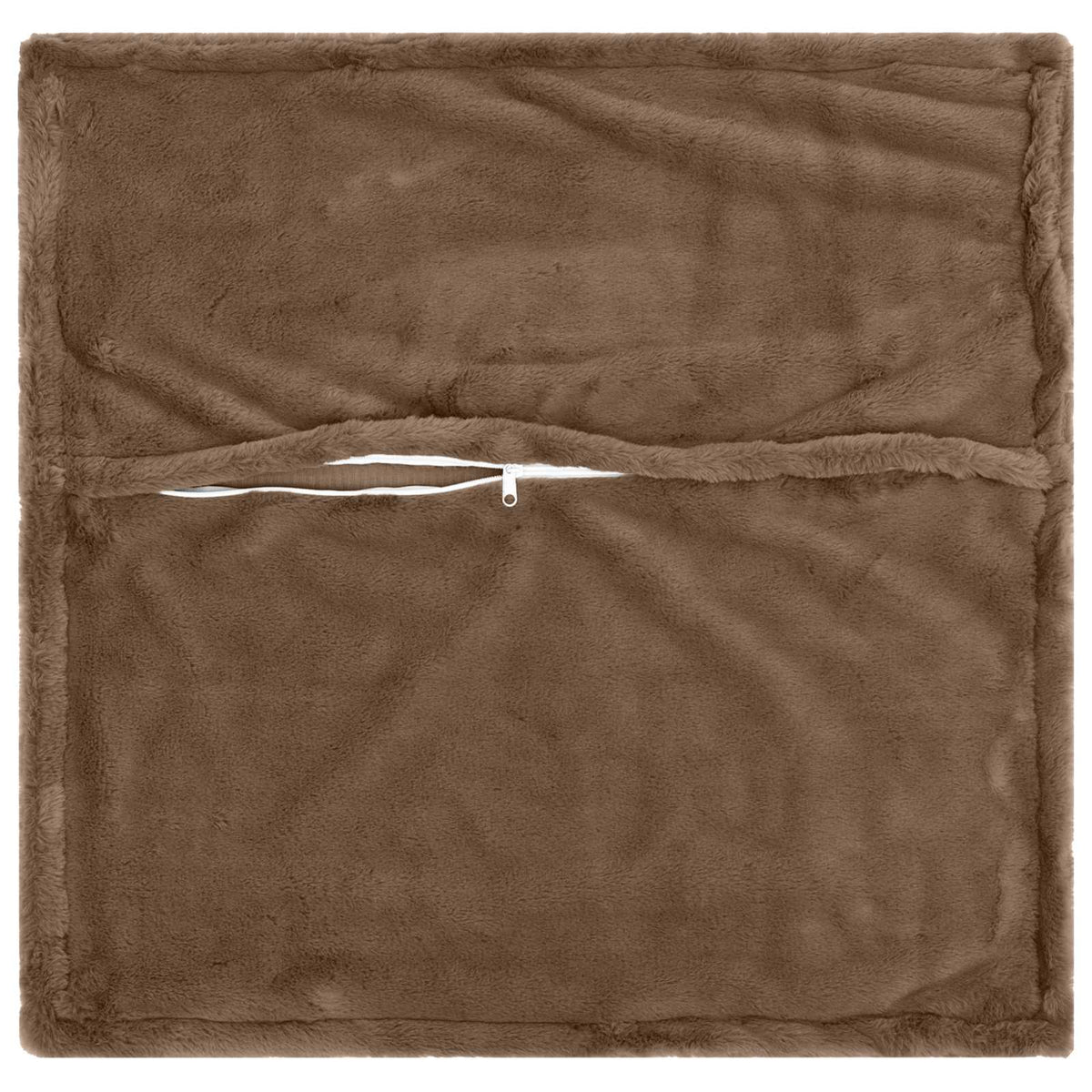 Presvlaka za jastuk 6 kom. HOUTEN Svijetlosmeđa 65 x 65 cm