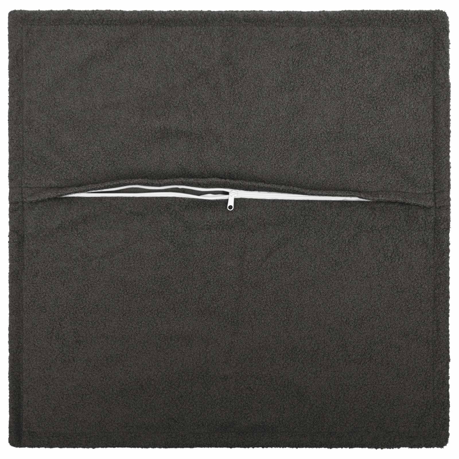 Presvlaka za jastuk 6 pcs HOUTEN Tamnosiva 70 x 70 cm Bouclé