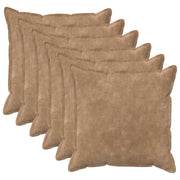 Presvlaka za jastuk 6 pcs HOUTEN Sivosmeđa 70 x 70 cm