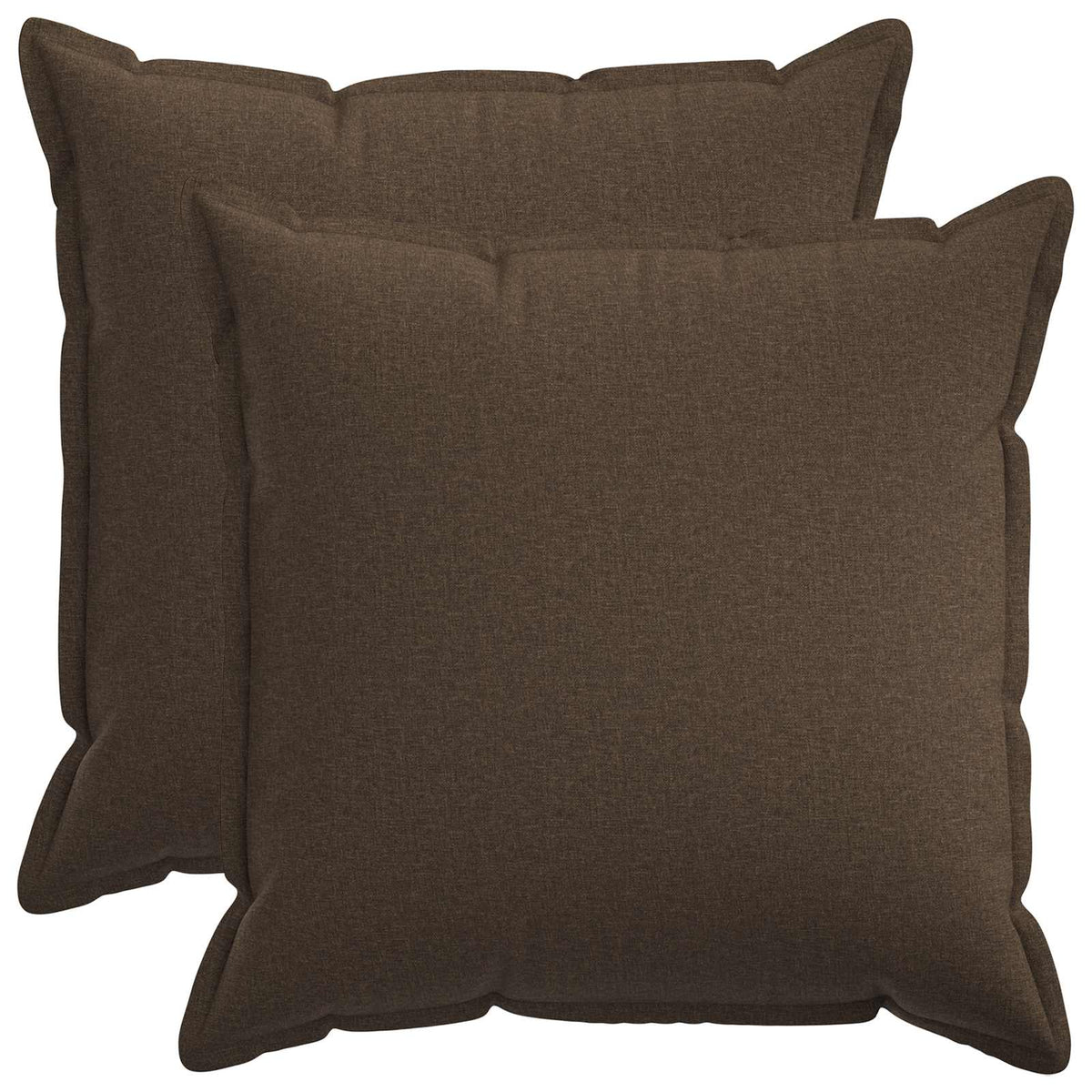 Presvlaka za jastuk 2 pcs HOUTEN Sivosmeđa 80 x 80 cm