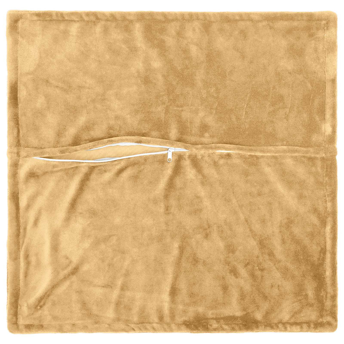 Presvlaka za jastuk 2 pcs HOUTEN Sivosmeđa 80 x 80 cm Flanel