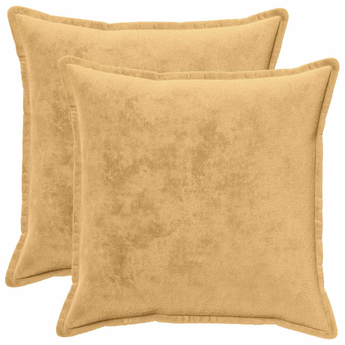 Presvlaka za jastuk 2 pcs HOUTEN Sivosmeđa 80 x 80 cm Flanel