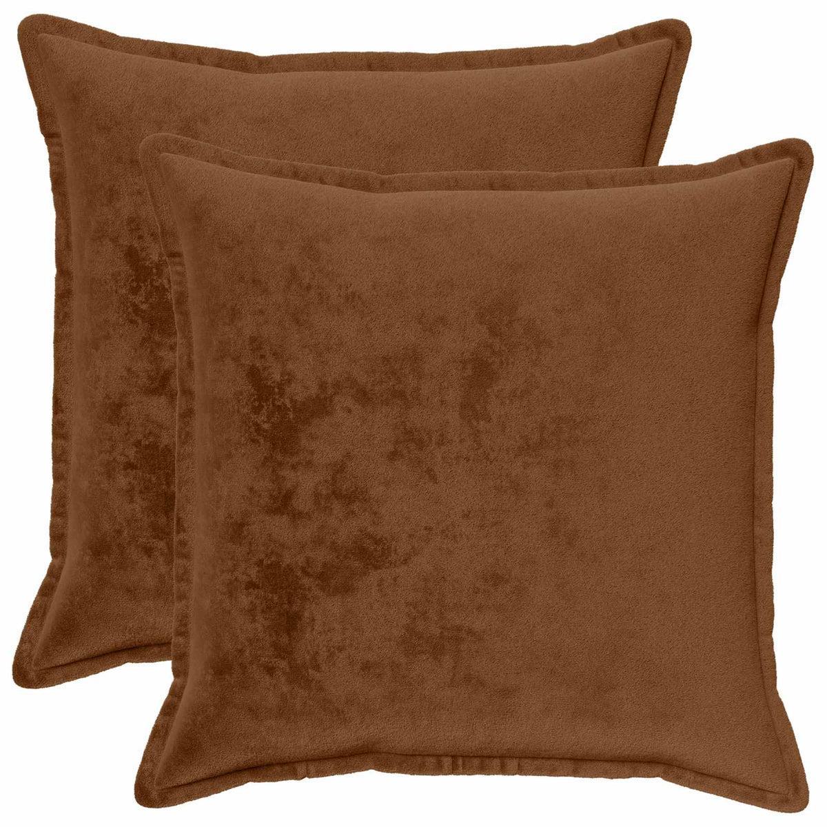 Presvlaka za jastuk 2 pcs HOUTEN Svijetlosmeđa 80 x 80 cm