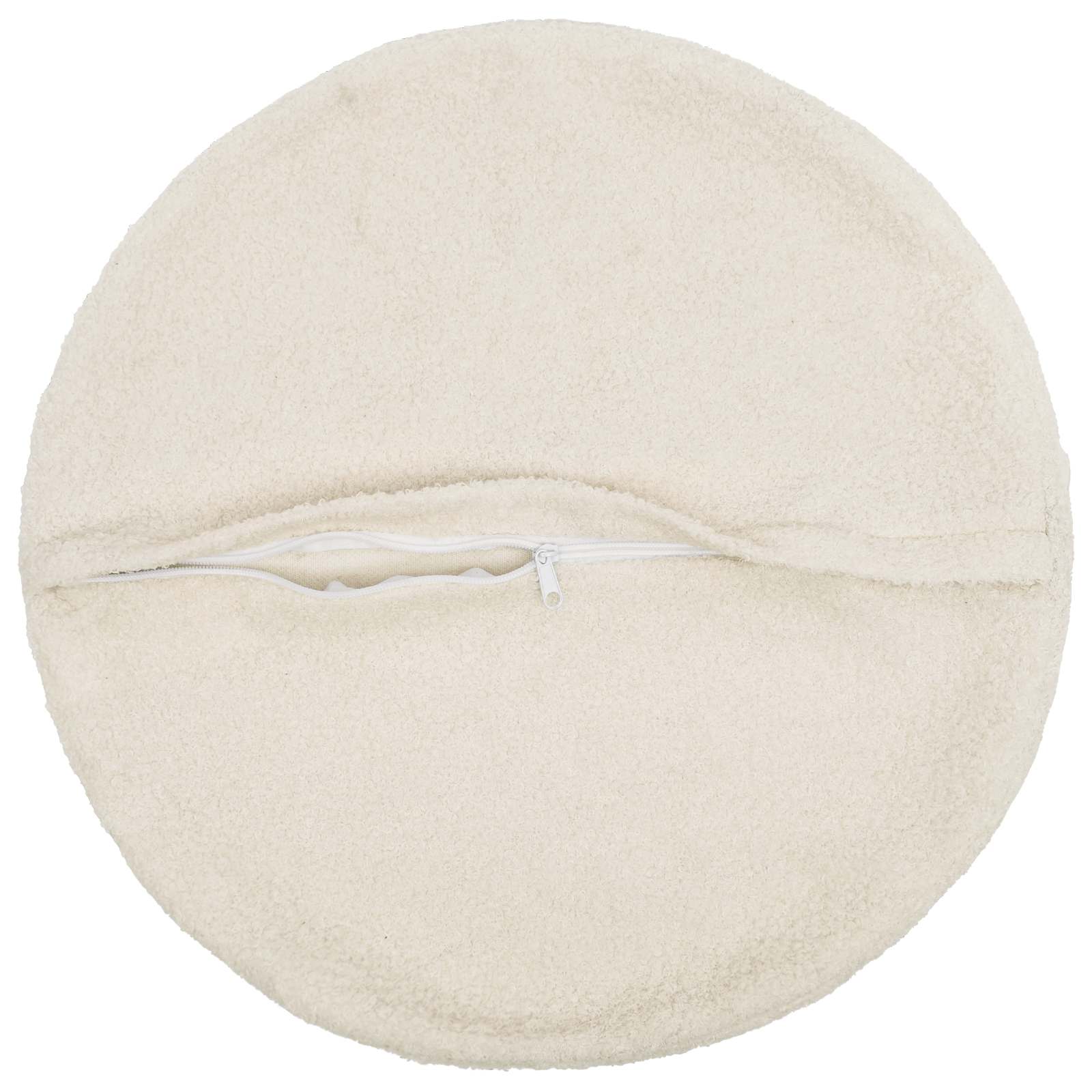 Presvlaka za jastuk 6 pcs HEERLEN Krem Ø 30 cm Bouclé