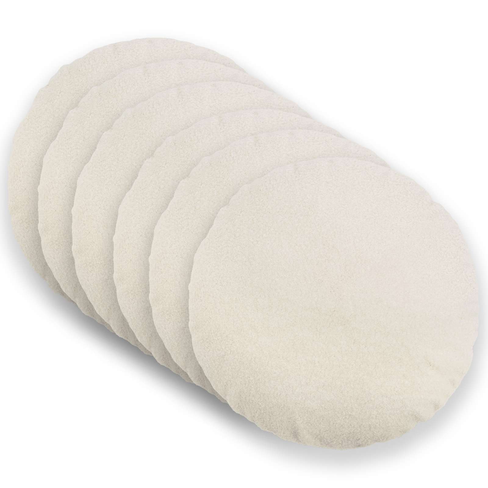 Presvlaka za jastuk 6 pcs HEERLEN Krem Ø 30 cm Bouclé
