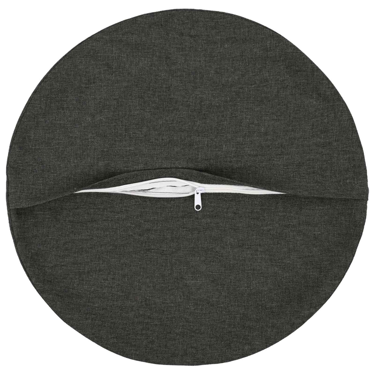 Presvlaka za jastuk 2 pcs HEERLEN Tamnosiva Ø 40 cm
