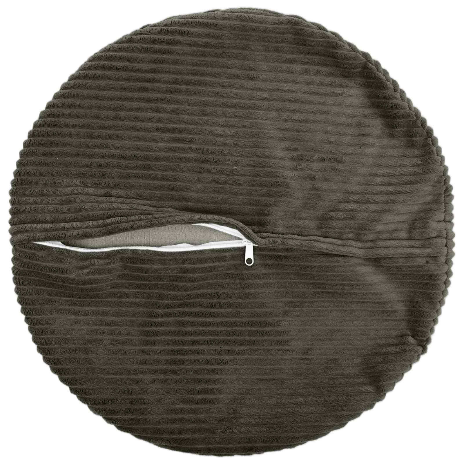 Presvlaka za jastuk 2 pcs HEERLEN Antracit Ø 40 cm Kord