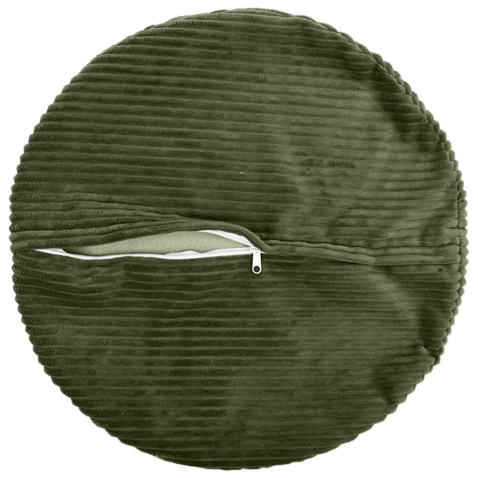 Presvlaka za jastuk 2 pcs HEERLEN Zelena Ø 40 cm Kord