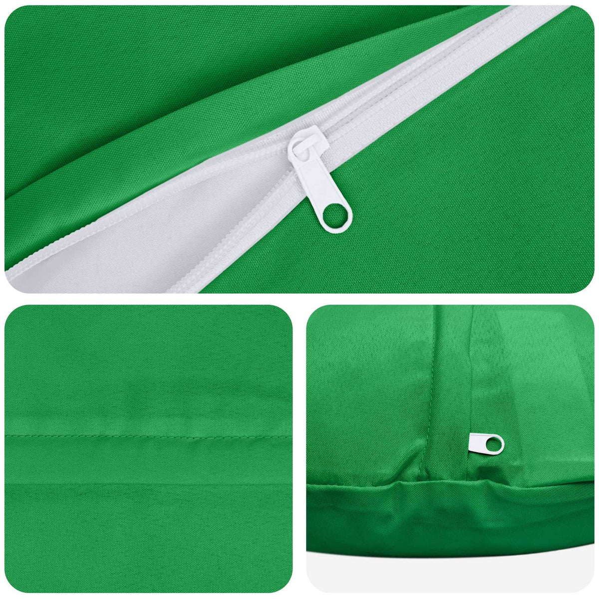 Presvlaka za jastuk 2 pcs HEERLEN Zelena Ø 40 cm Poliester