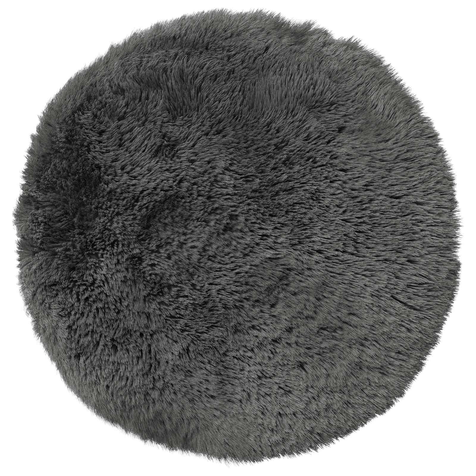 Presvlaka za jastuk 6 pcs HEERLEN Svjetlosiva Ø 40 cm PV flis
