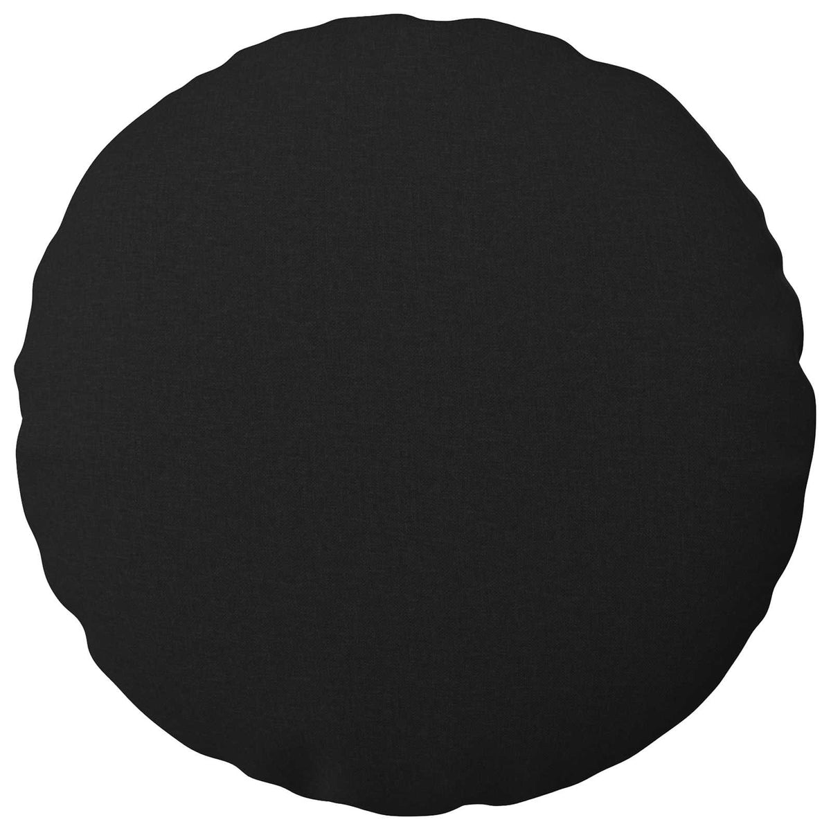 Presvlaka za jastuk 2 kom. HEERLEN Crna Ø 60 cm Tkanina