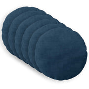 Presvlaka za jastuk 6 pcs HEERLEN Mornarsko plava Ø 60 cm Kord