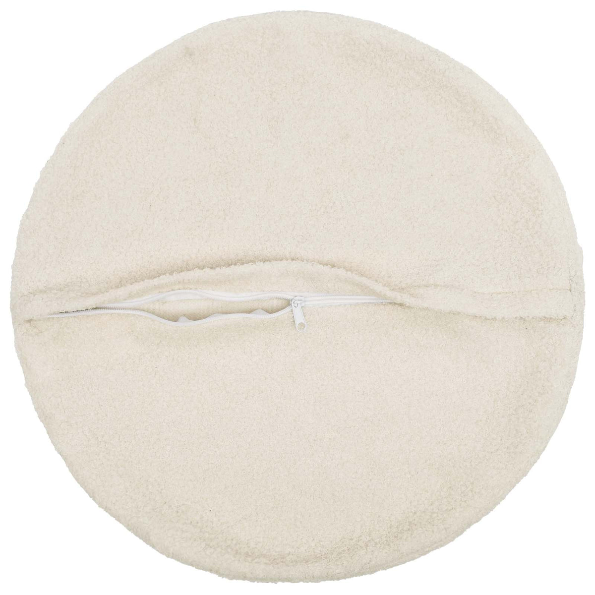 Presvlaka za jastuk 2 pcs HEERLEN Krem Ø 60 cm Bouclé