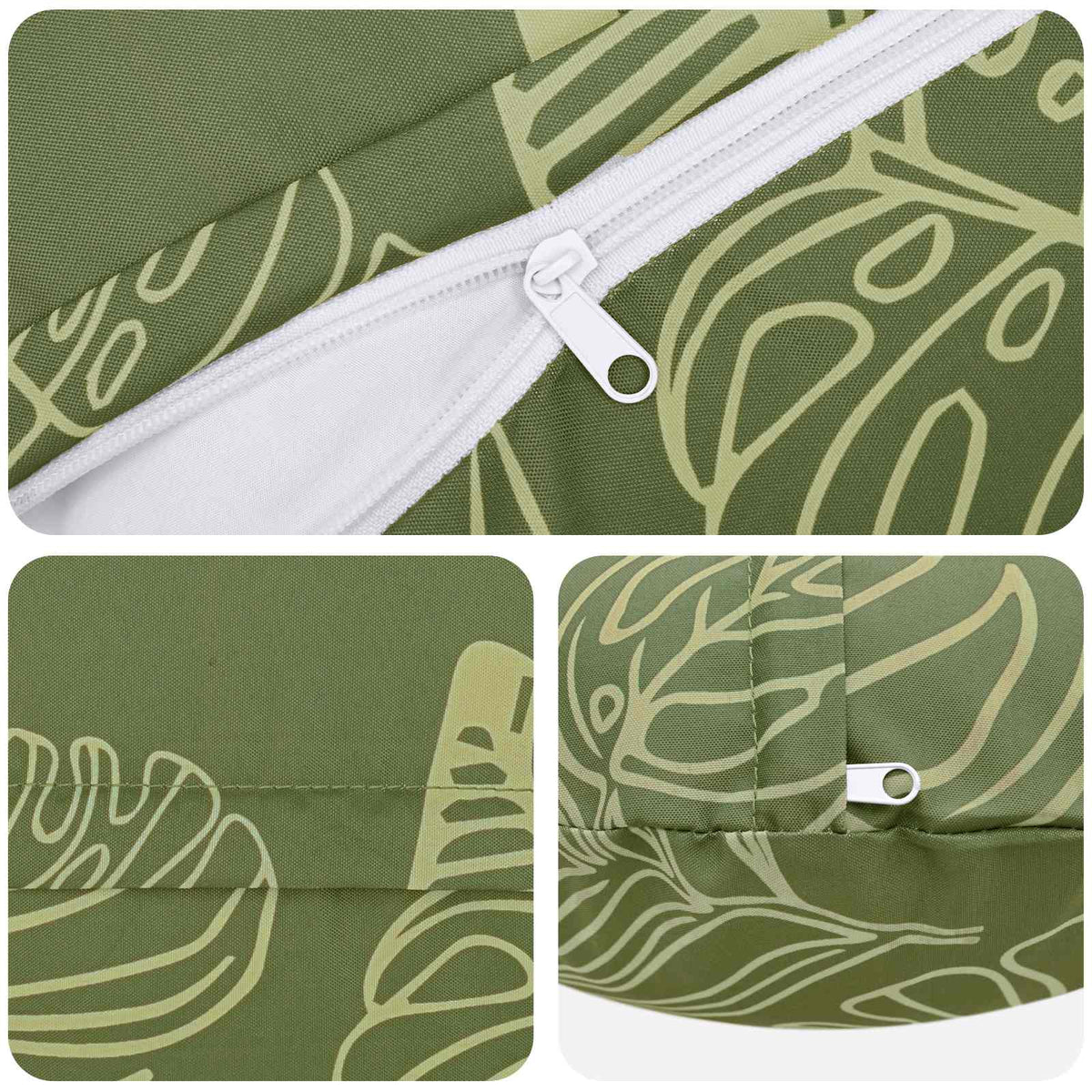 Presvlaka za jastuk 6 pcs HEERLEN Dizajn lista Ø 60 cm
