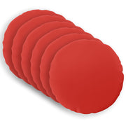 Presvlaka za jastuk 6 pcs HEERLEN Crvena Ø 60 cm Poliester