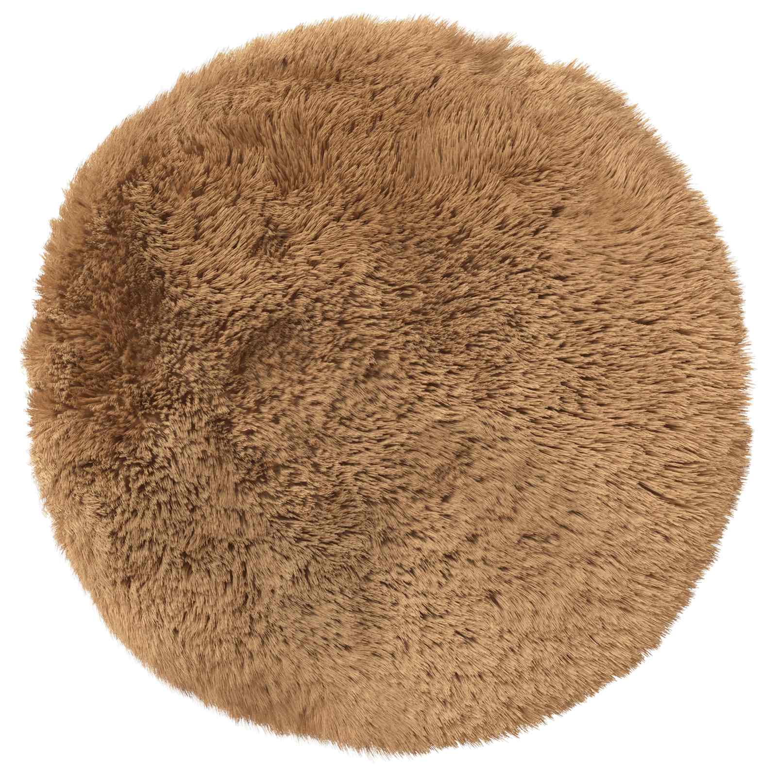 Presvlaka za jastuk 2 pcs HEERLEN Sivosmeđa Ø 60 cm PV flis