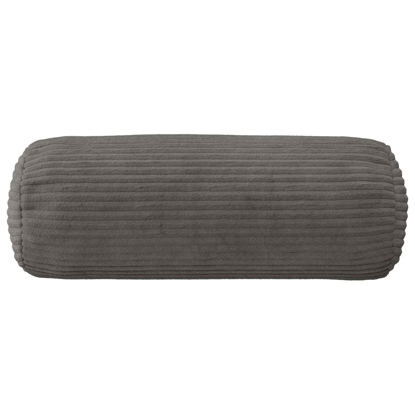 Presvlaka za jastuk 6 pcs HEERLEN Tamnosiva Ø 15 x 40 cm Kord