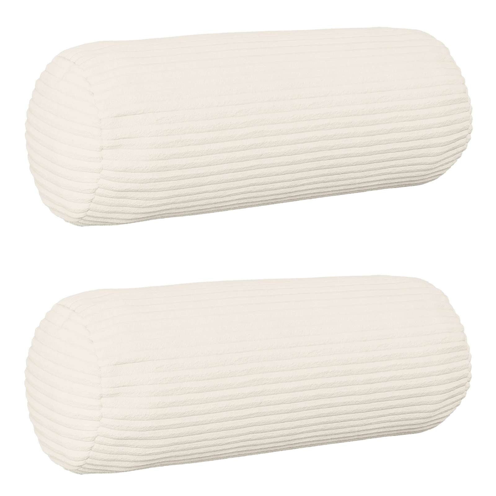 Presvlaka za jastuk 2 pcs HEERLEN Krem Ø 15 x 40 cm Kord