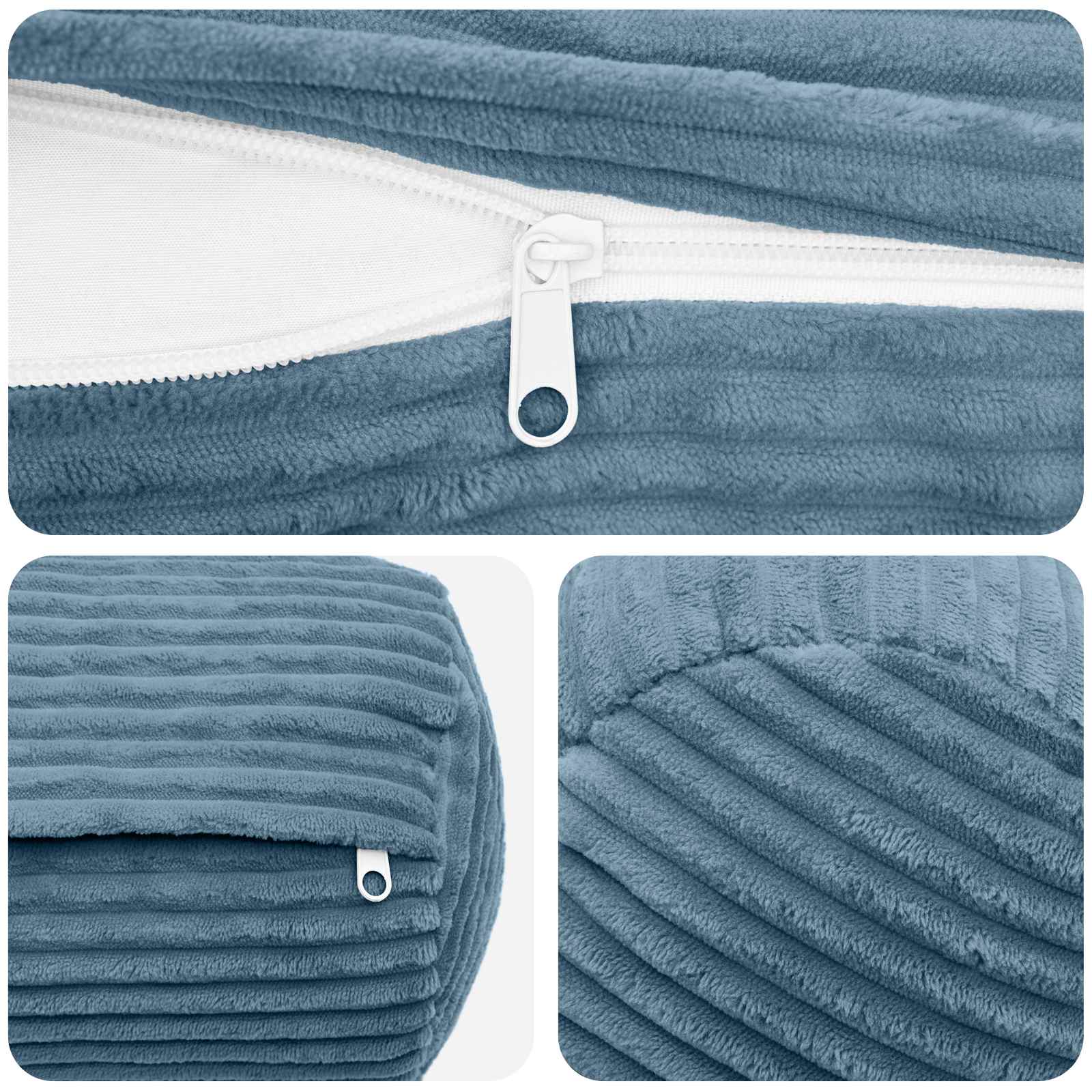 Presvlaka za jastuk 6 pcs HEERLEN Plava Ø 15 x 40 cm Kord