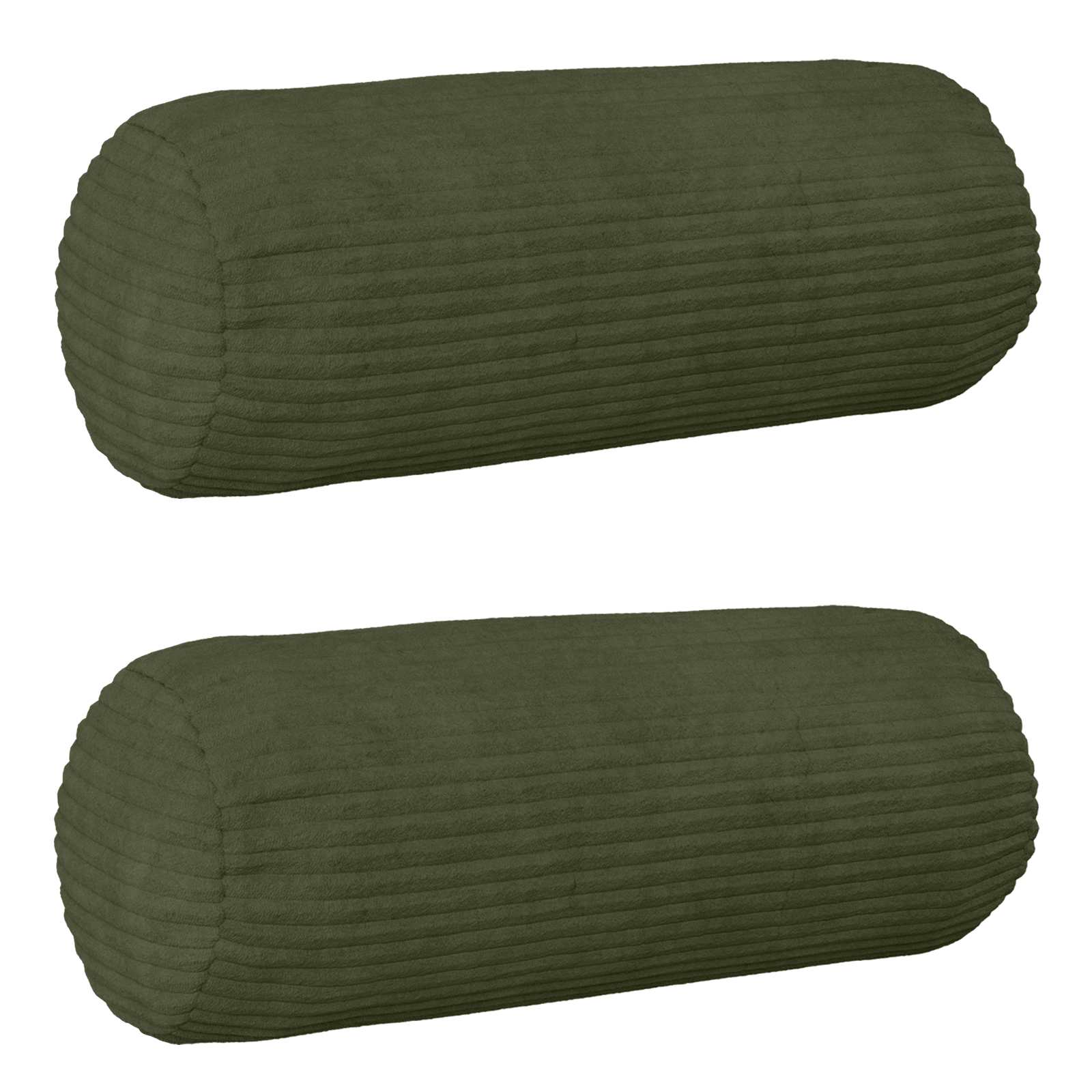 Presvlaka za jastuk 2 pcs HEERLEN Zelena Ø 15 x 40 cm Kord