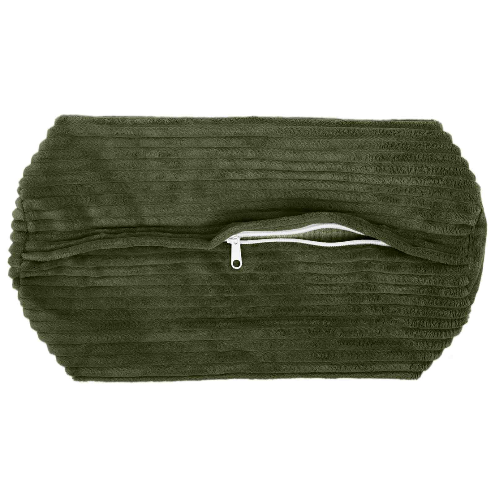Presvlaka za jastuk 2 pcs HEERLEN Zelena Ø 15 x 40 cm Kord